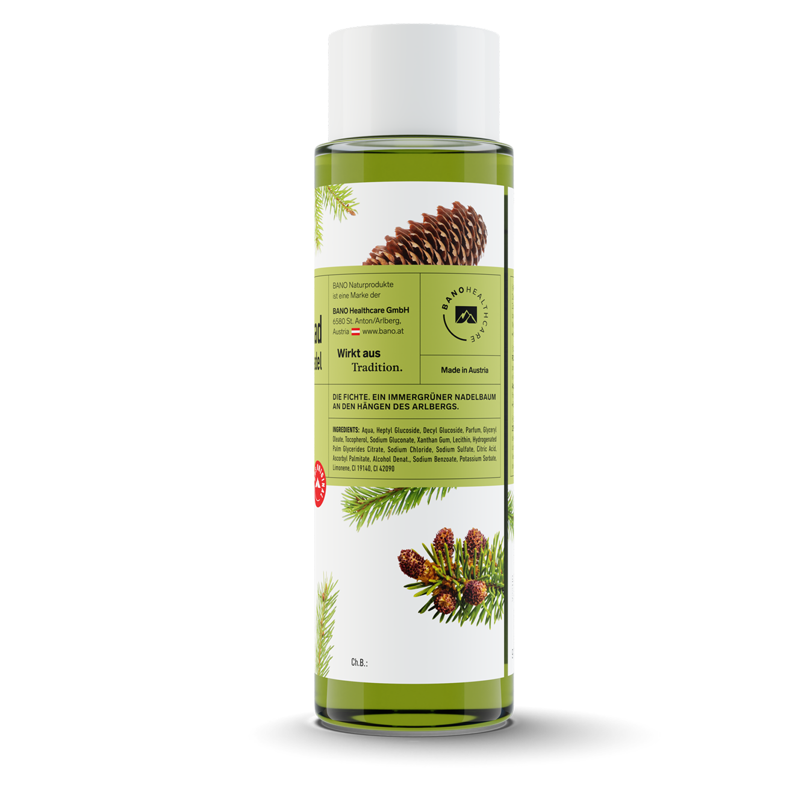 Arlberger Spruce Needle Foaming Bath Oil