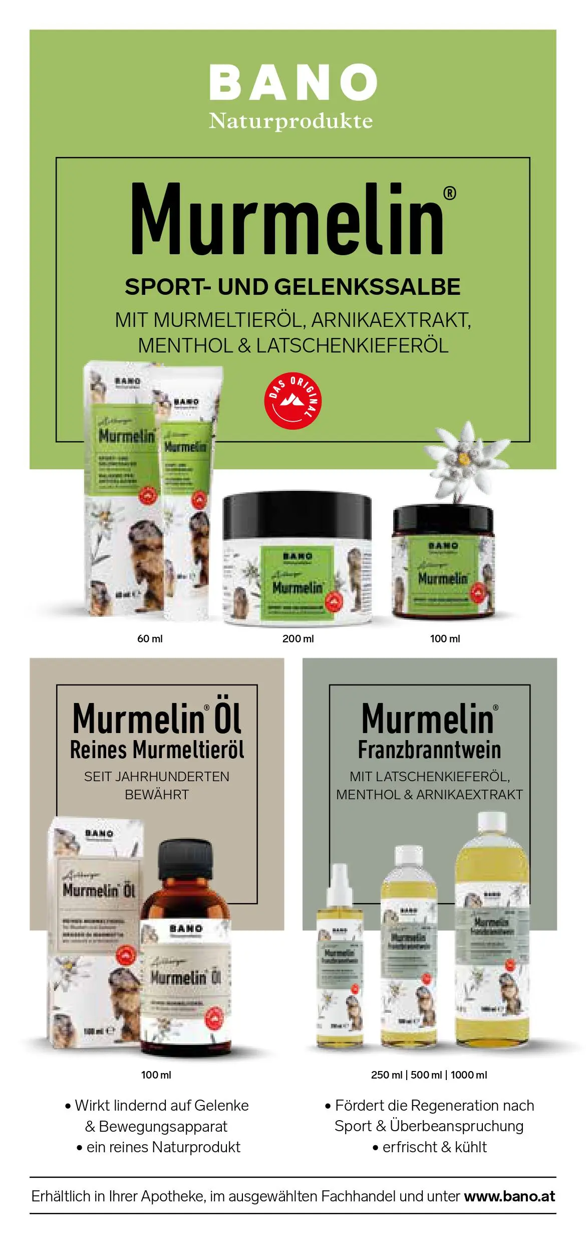 Arlberger Murmelin Öl