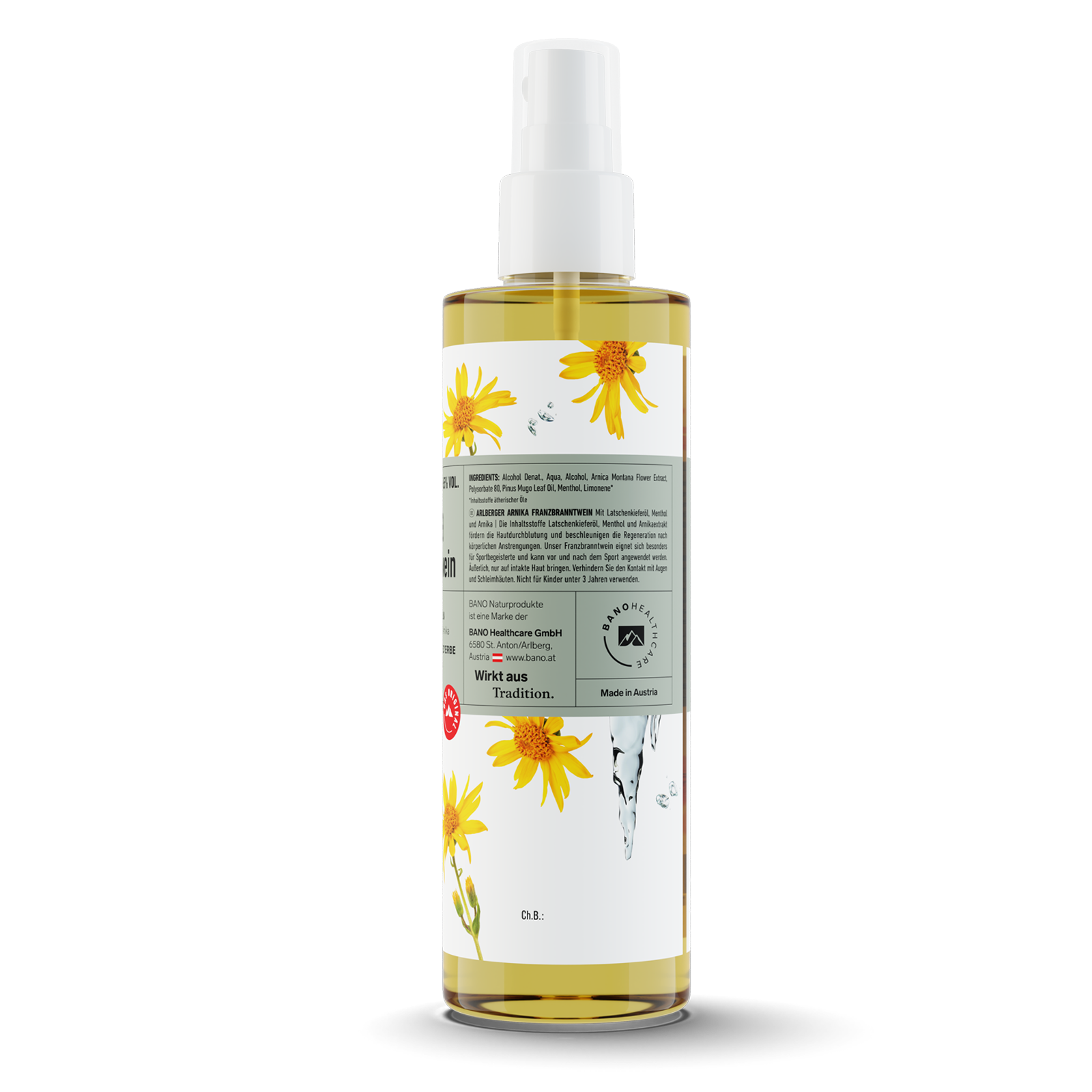 Arlberger Arnica Rubbing Alcohol