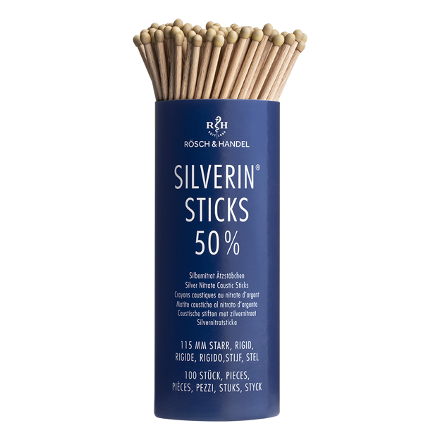 SILVERIN STICKS 50% with silver nitrate