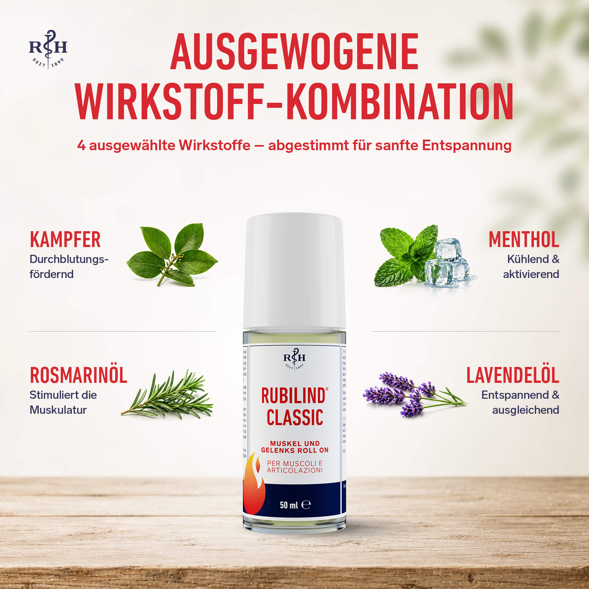 Rubilind Classic spier- en gewrichtsroll-on