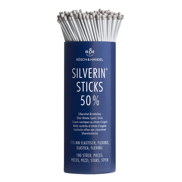 SILVERIN STICKS 50% with silver nitrate