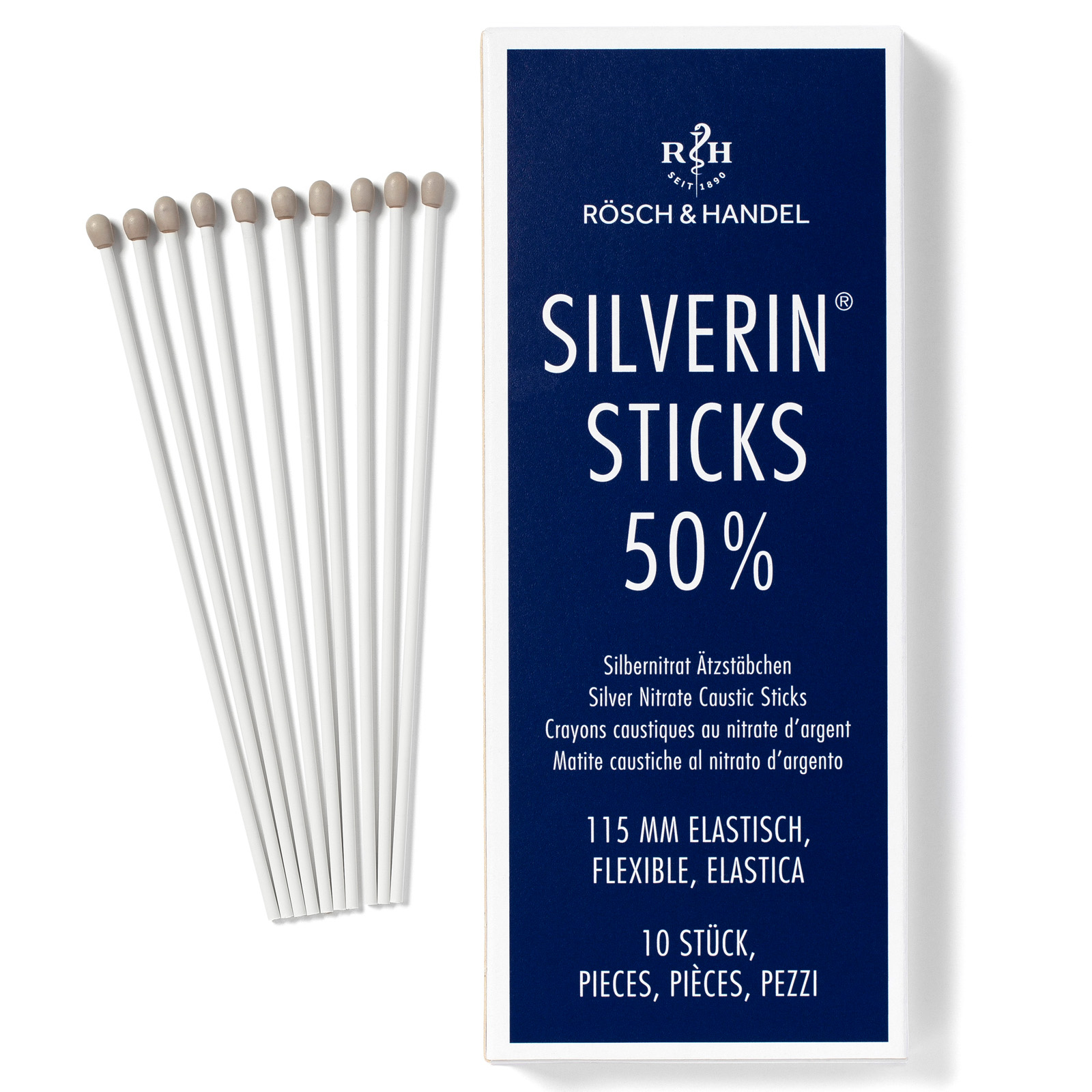 SILVERIN STICKS 50% with silver nitrate