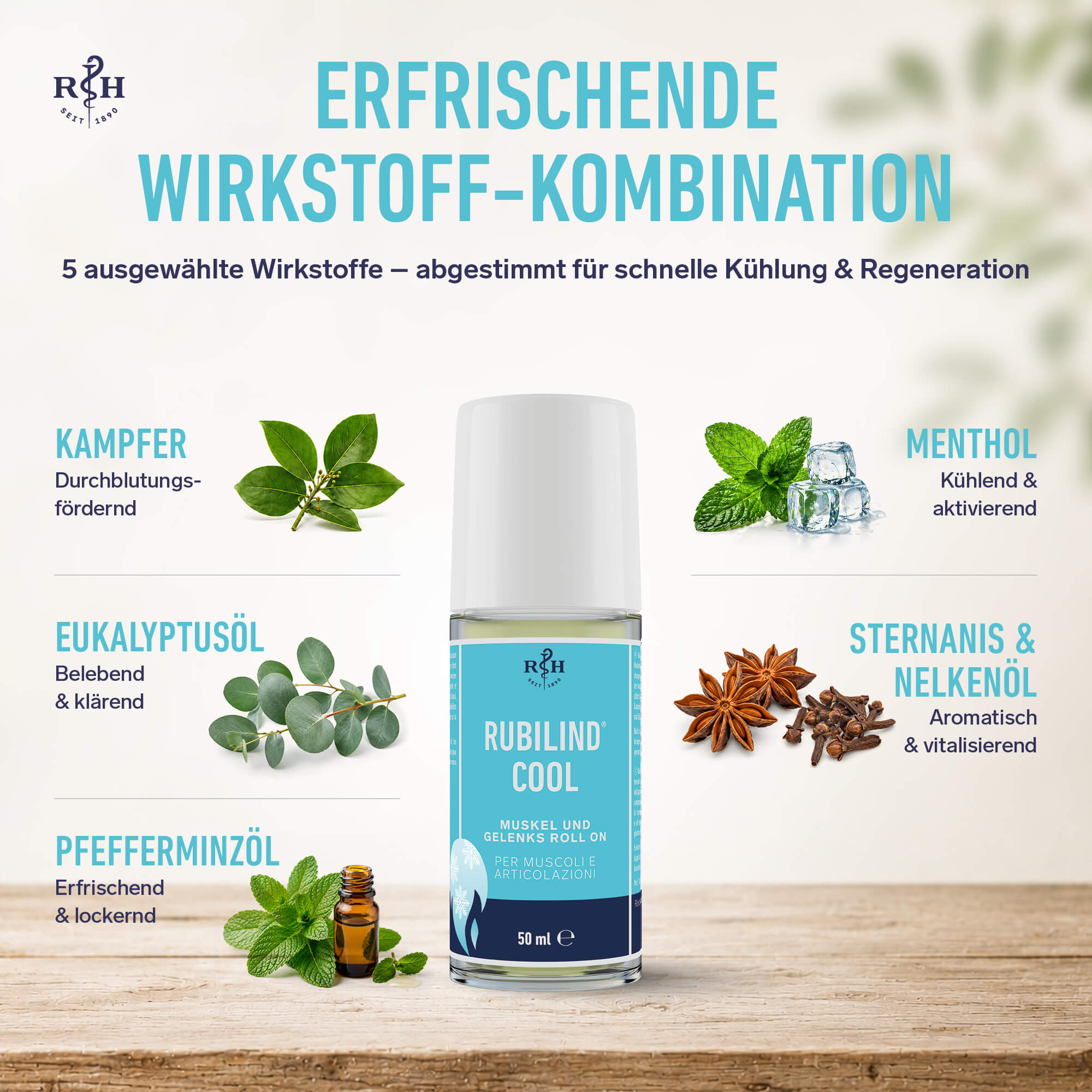 Rubilind Cool spier- en gewrichtsroll-on