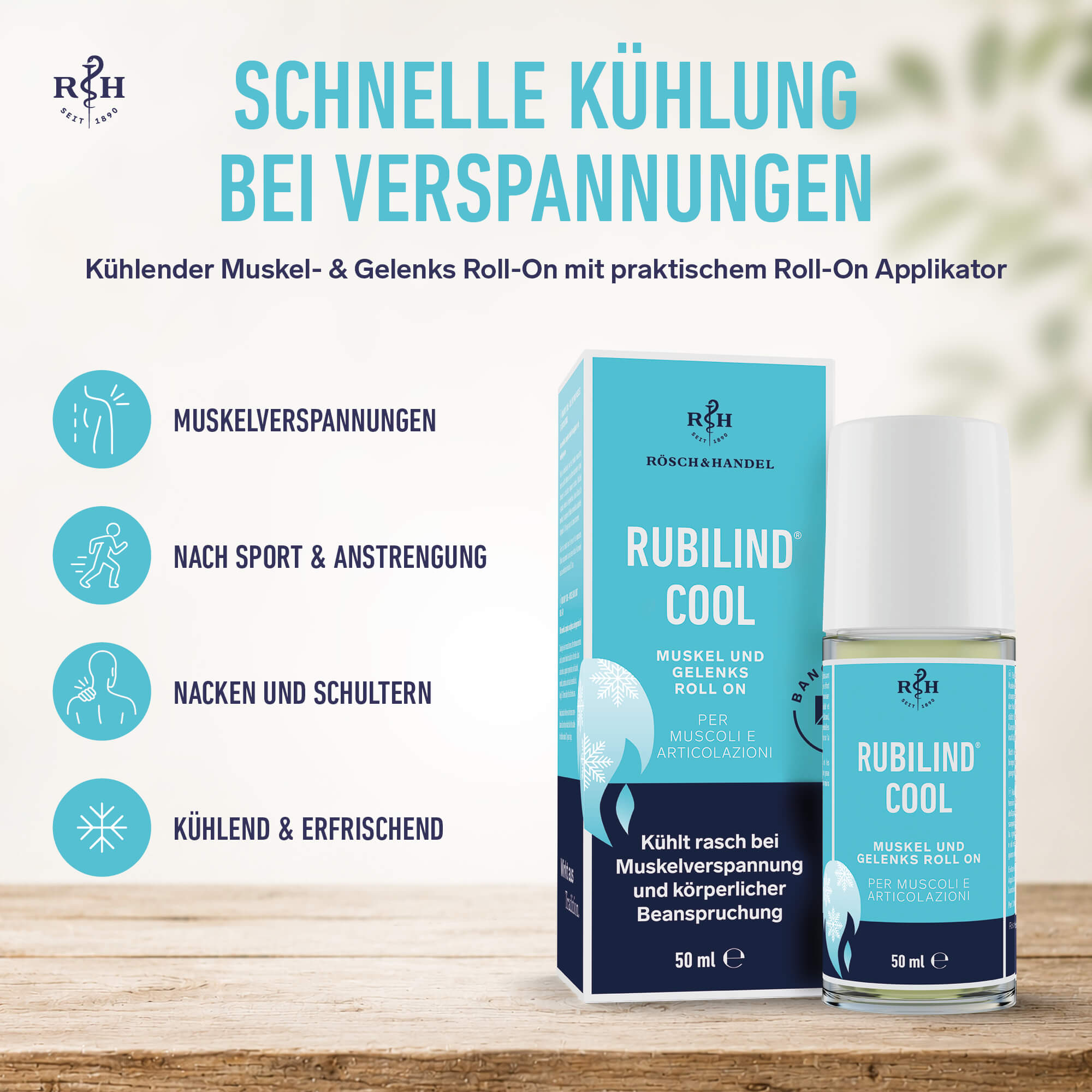 Rubilind Cool spier- en gewrichtsroll-on