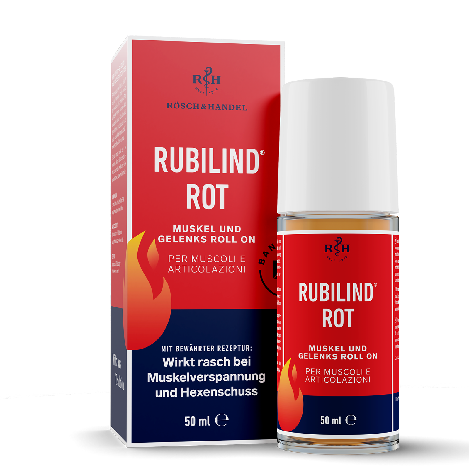 Rubilind Rot Gel Roll - On pour muscles et articulations