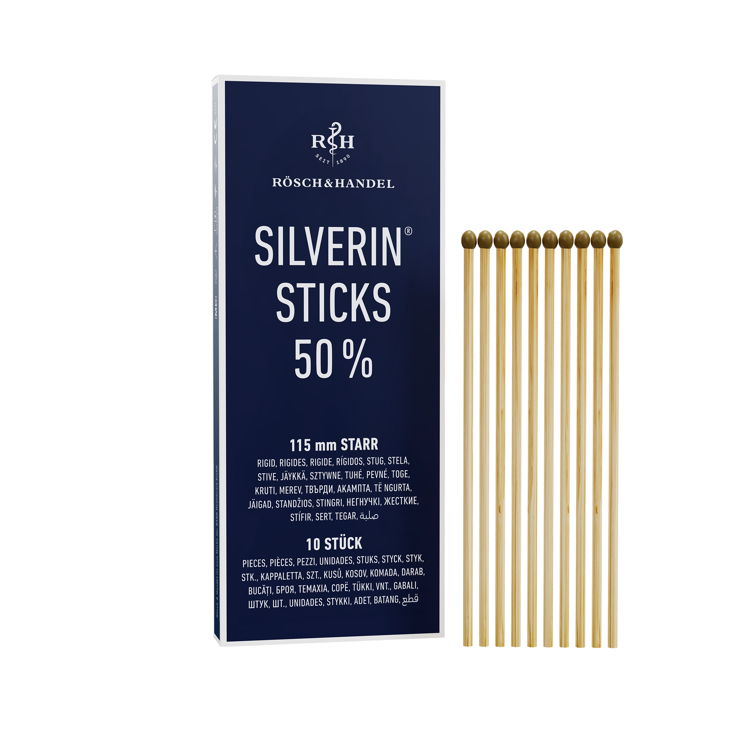 SILVERIN STICKS 50% with silver nitrate