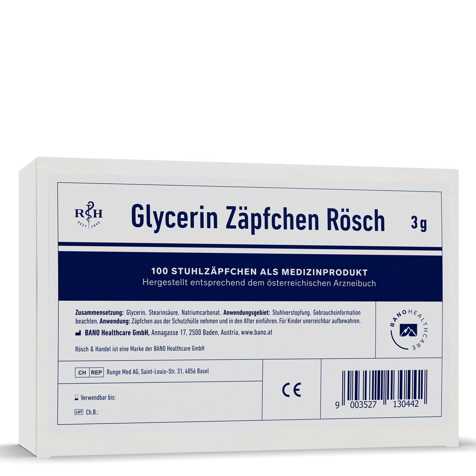 Glycerine zetpil Rösch