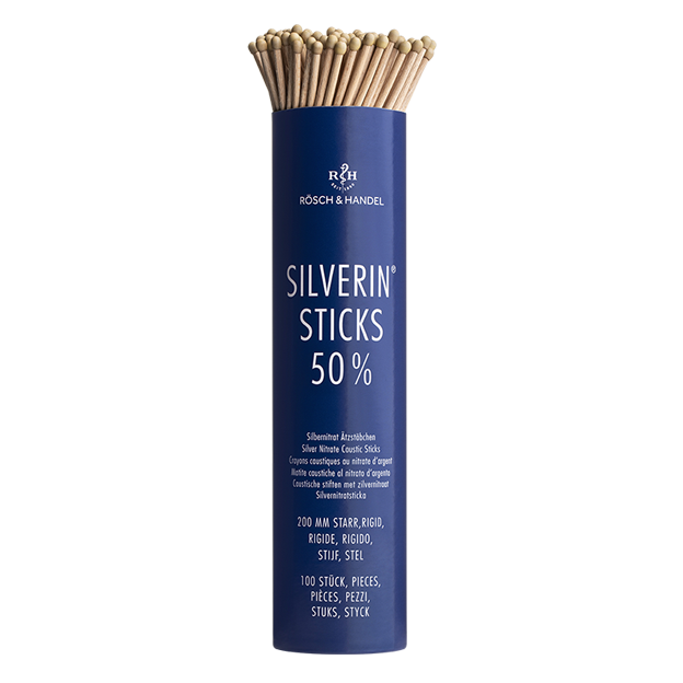 SILVERIN STICKS 50% with silver nitrate