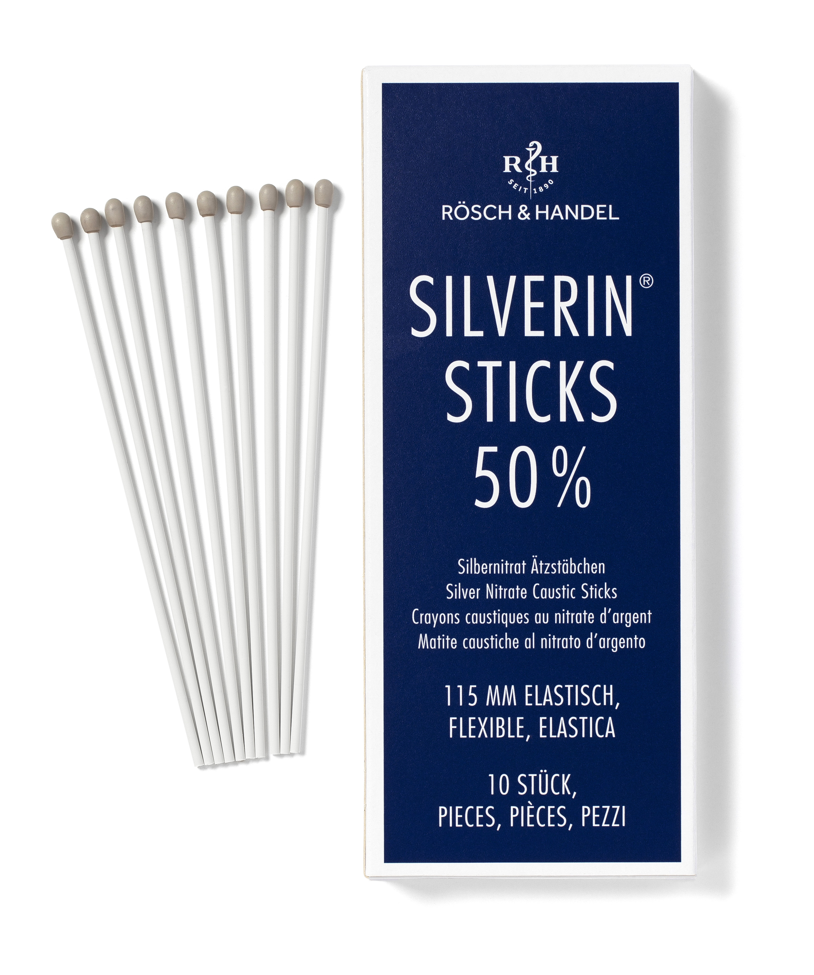 SILVERIN STICKS 50% with silver nitrate