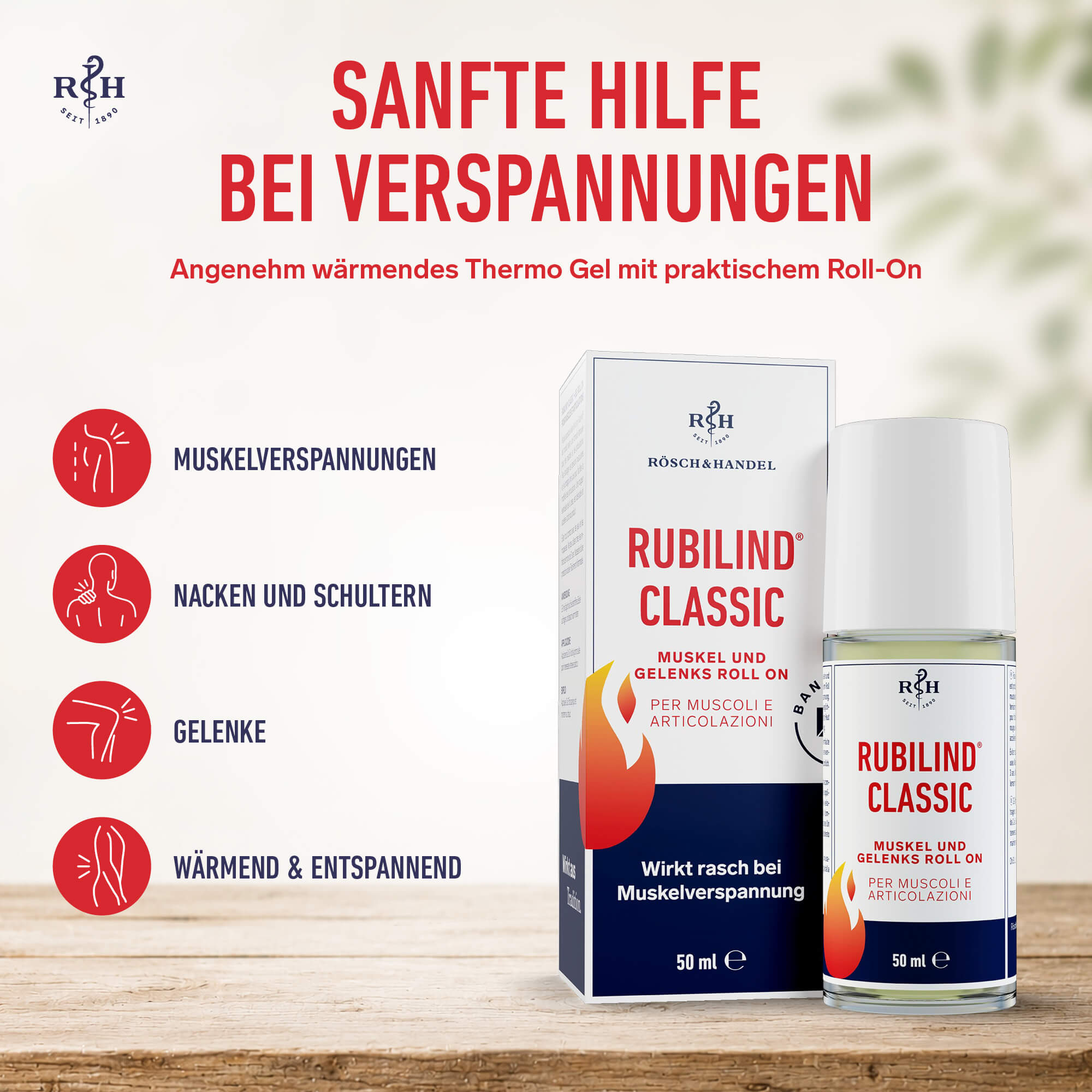 Rubilind Classic Muskel- Gelenks Roll On