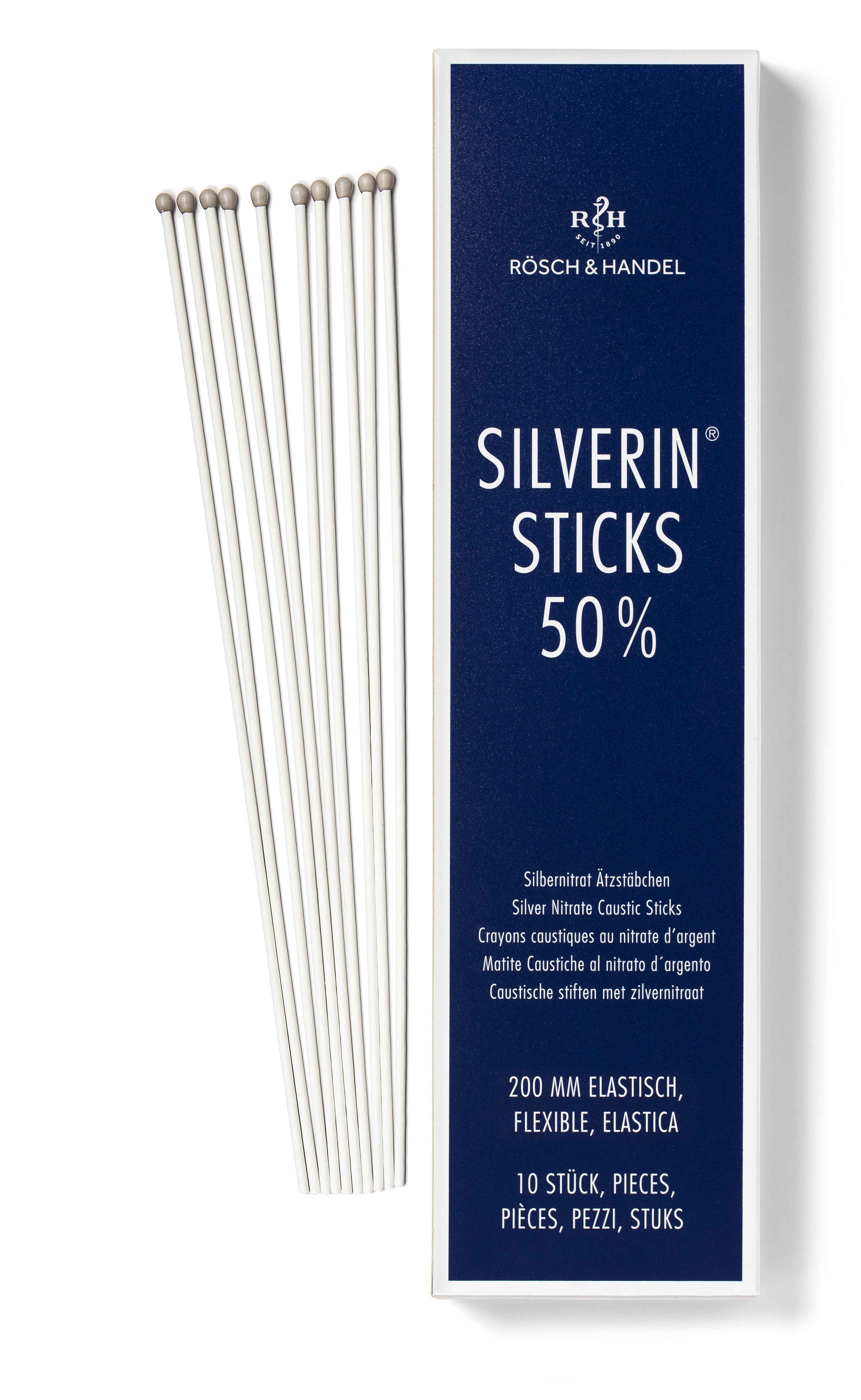 SILVERIN STICKS 50% with silver nitrate