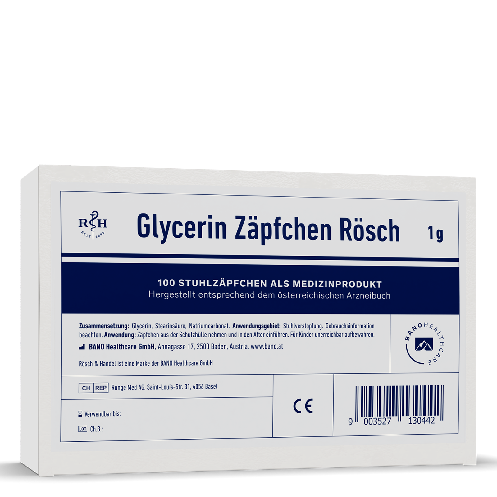 Glycerine Suppositories Rösch