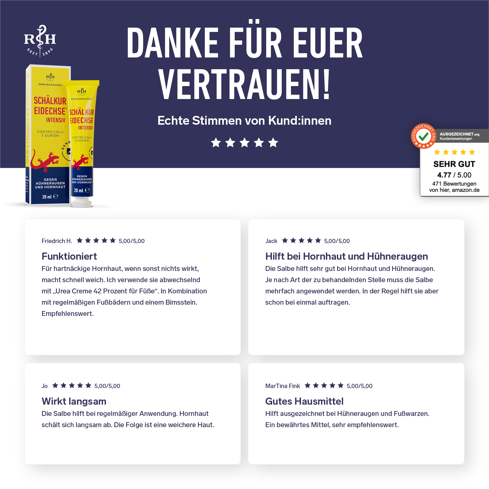 Schälkur Eidechse intensiv